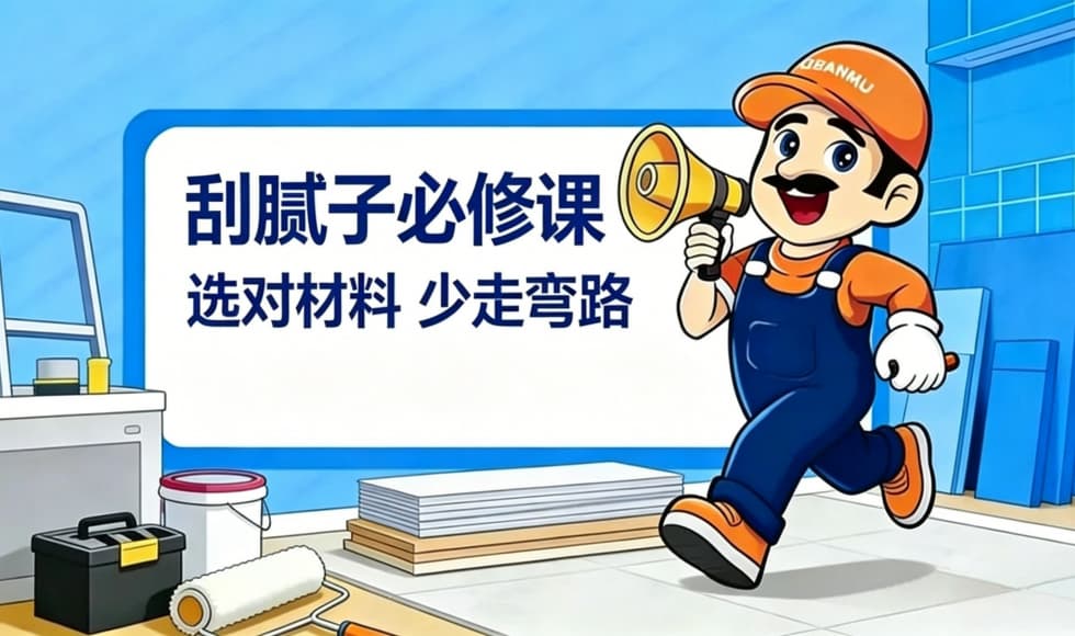 腻子一摸就掉白？